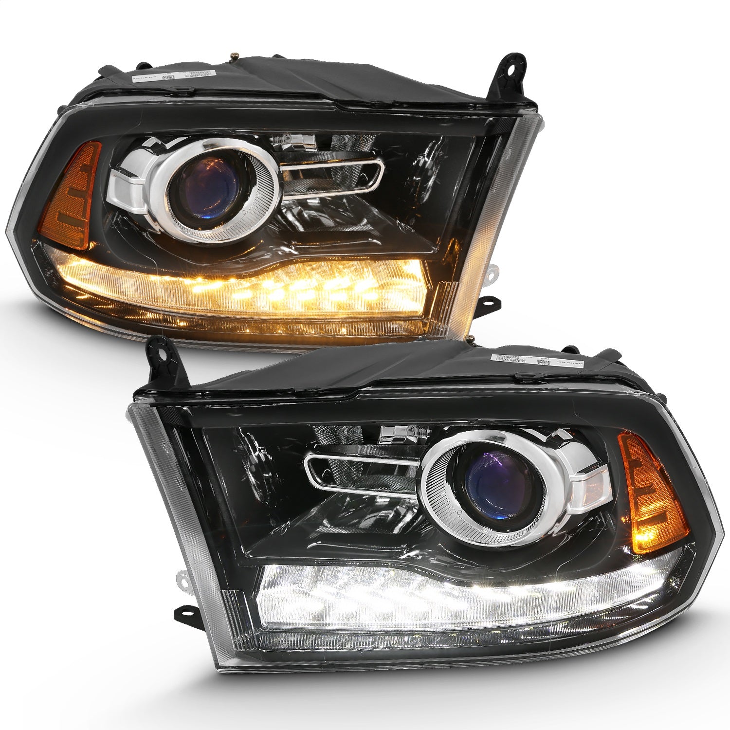 Anzo USA 111439 Projector Headlight Set w/Halo