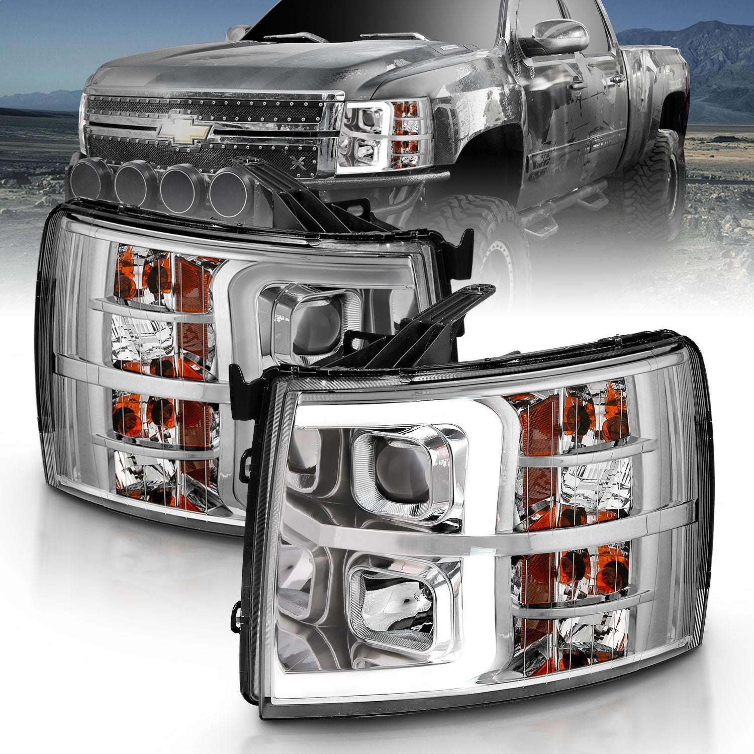 Anzo USA 111481 Projector Headlight Set