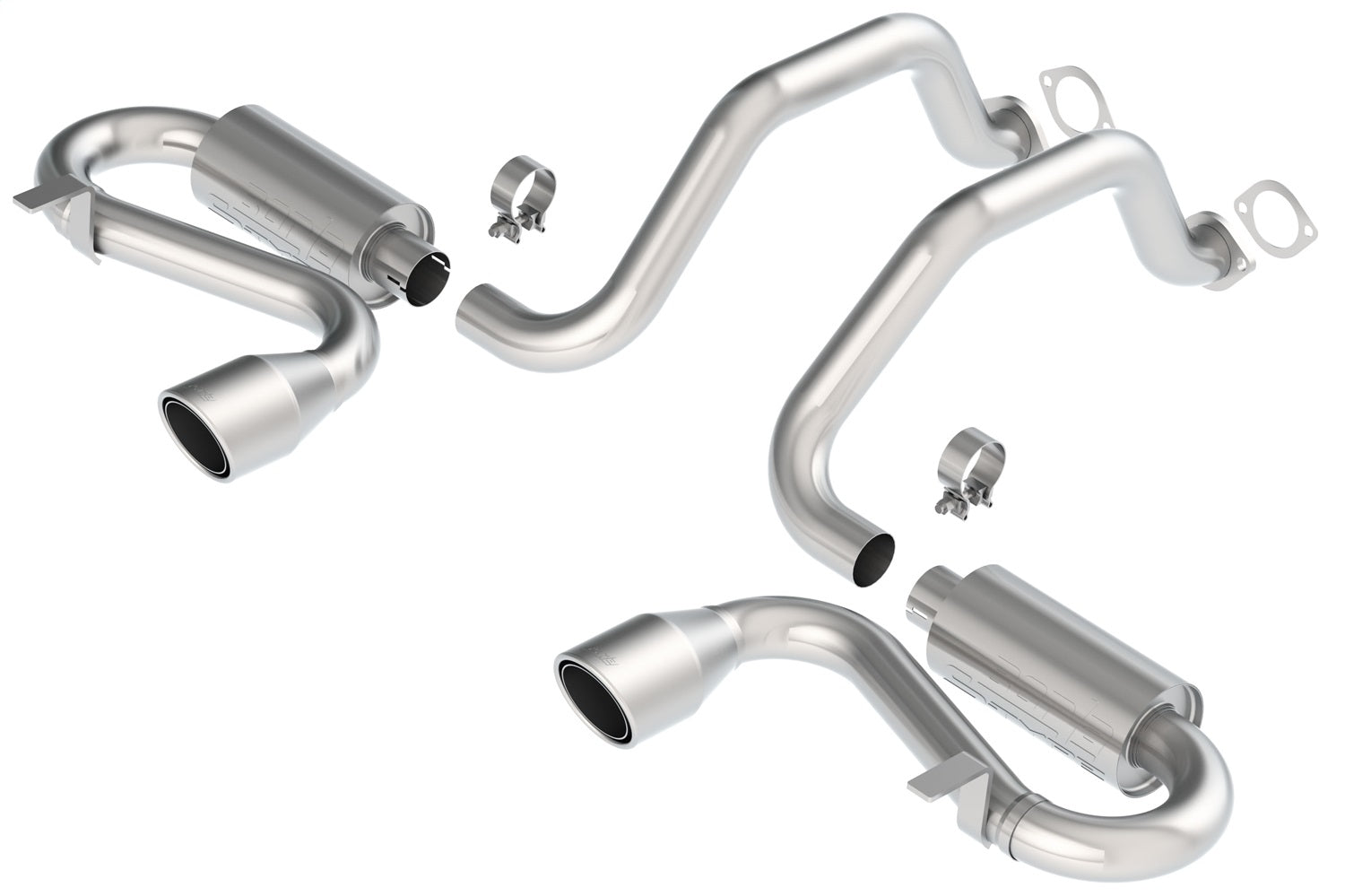 Borla 140017 S-Type Cat-Back Exhaust System Fits 97-04 Corvette