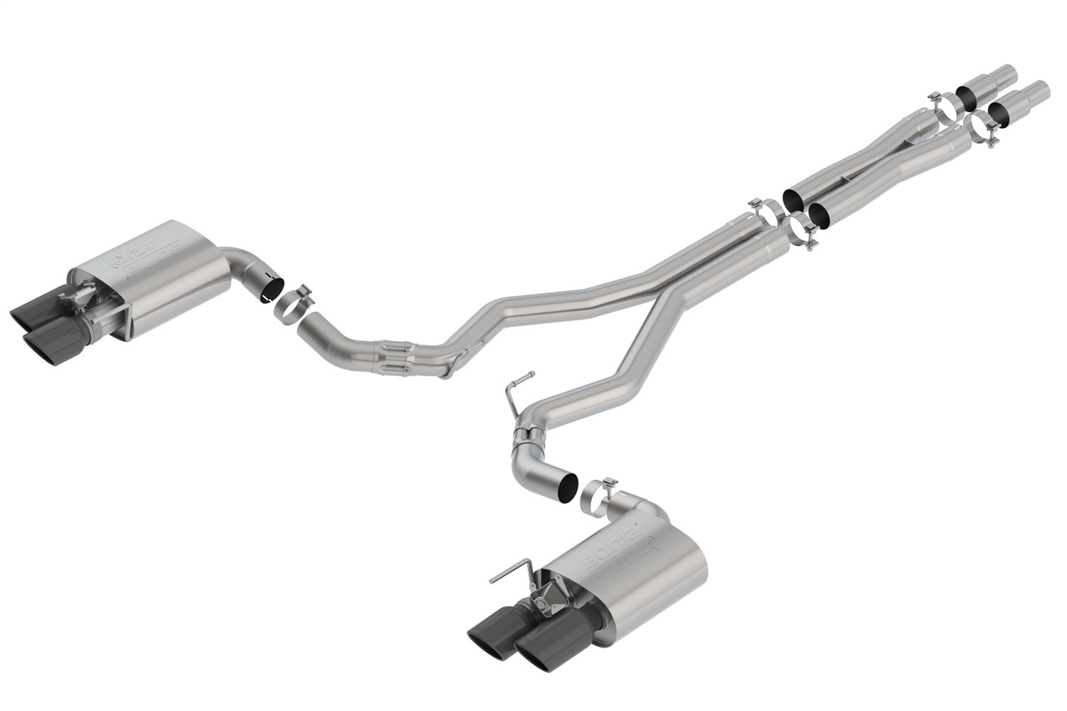 Borla 140743BC ATAK Cat-Back Exhaust System Fits 18-21 Mustang