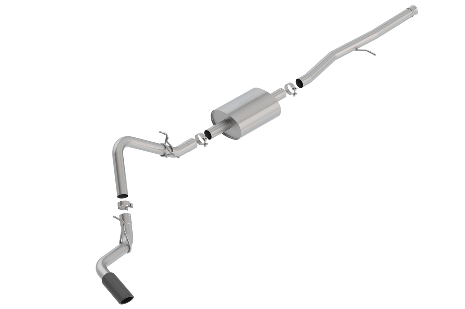 Borla 140794BC S-Type Cat-Back Exhaust System Fits Sierra 1500 Silverado 1500