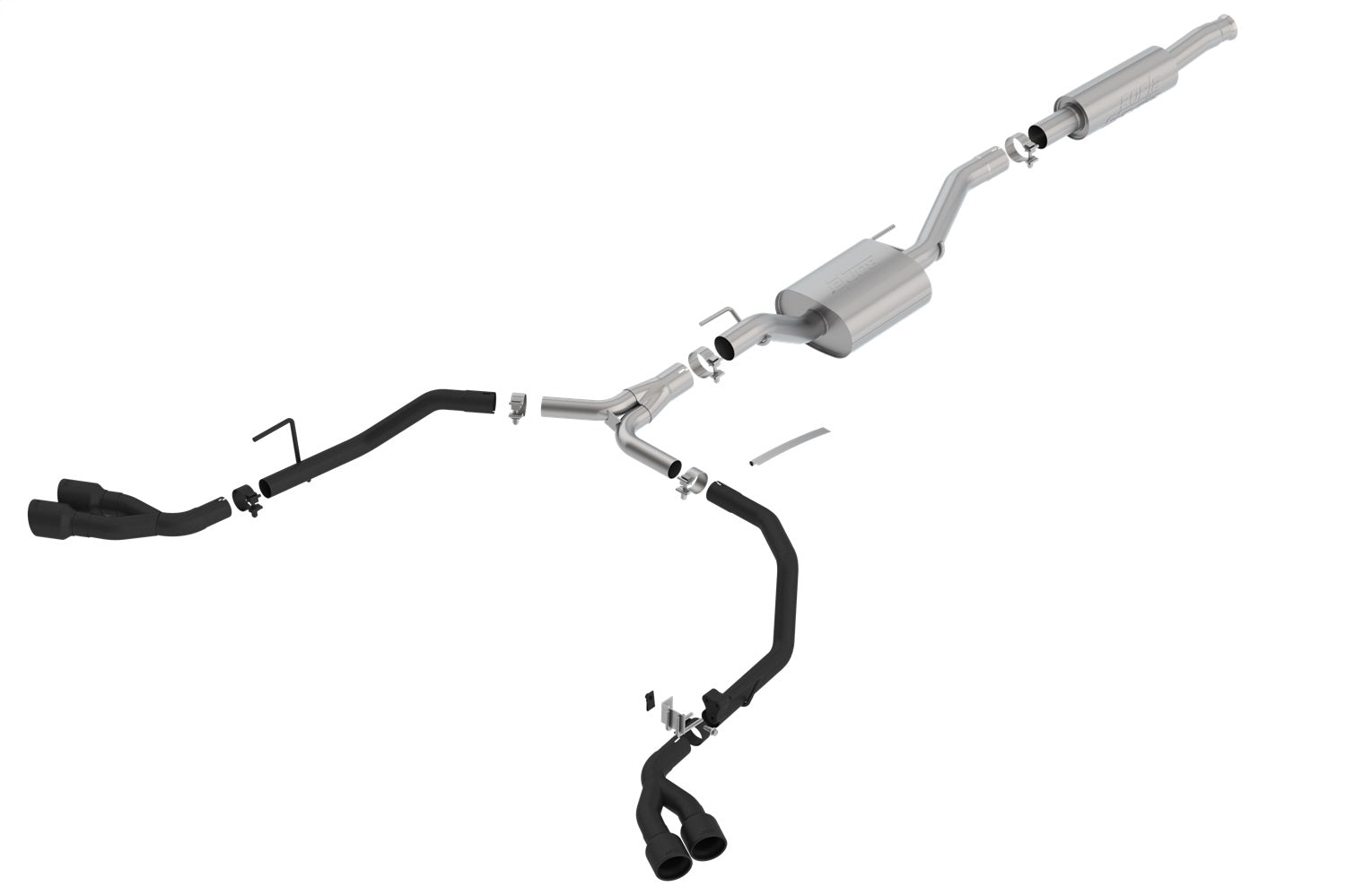 Borla 140815CB S-Type Cat-Back Exhaust System Fits 20-21 Gladiator