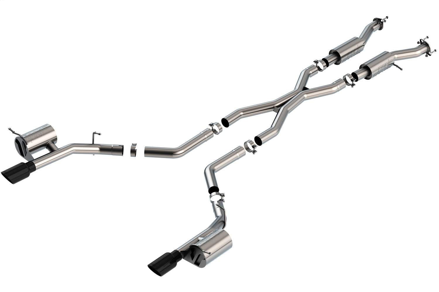 Borla 140885BC S-Type Cat-Back Exhaust System Fits 21 Durango