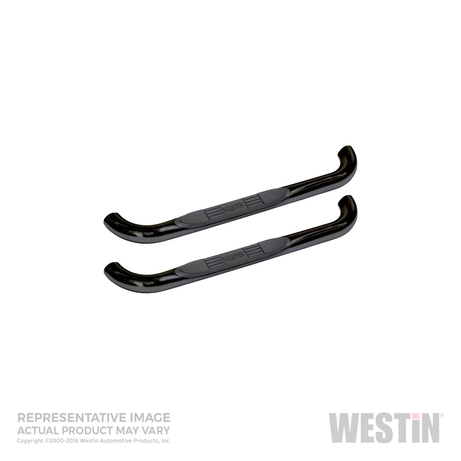 Westin 23-1105 E-Series 3 Round Nerf Step Bars Fits F-150 F-150 Heritage F-250