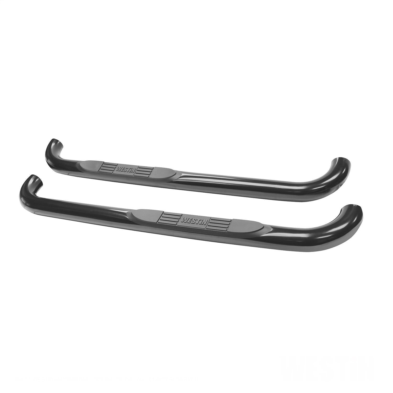 Westin 23-3315 E-Series 3 Round Nerf Step Bars Fits 07-18 Wrangler (JK)