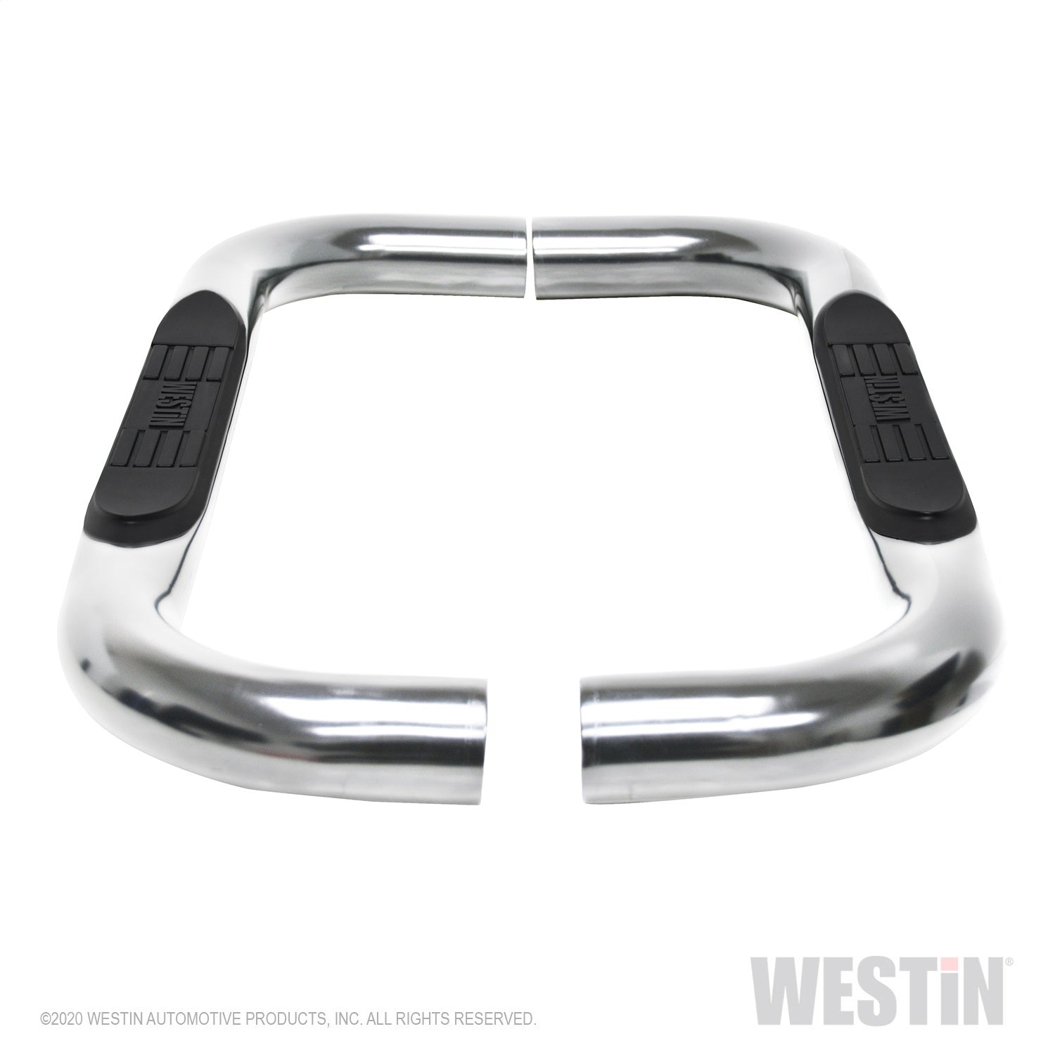 Westin 23-4110 E-Series 3 Round Nerf Step Bars Fits Sierra 1500 Silverado 1500