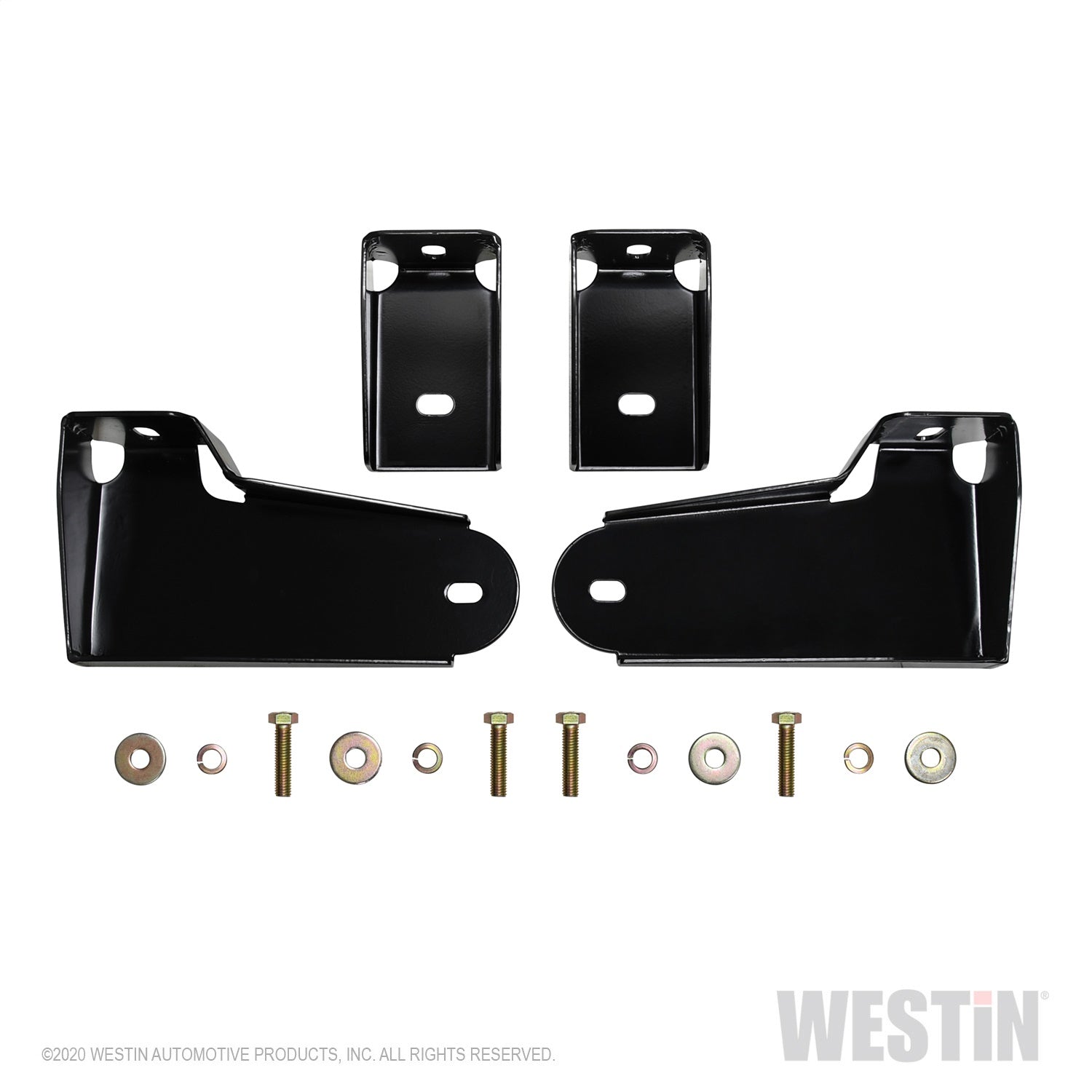 Westin 23-4110 E-Series 3 Round Nerf Step Bars Fits Sierra 1500 Silverado 1500