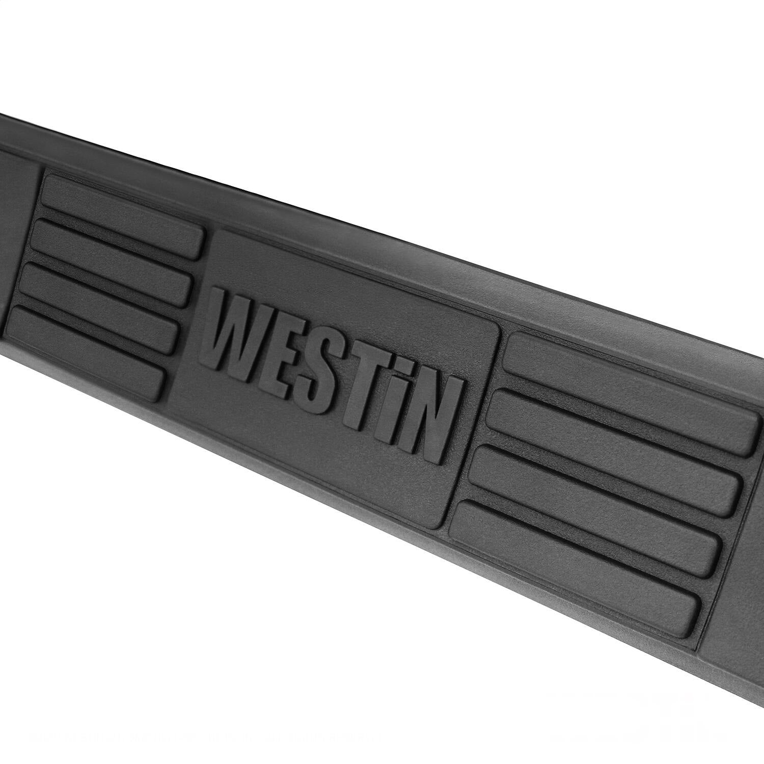 Westin 23-4125 E-Series 3 Round Nerf Step Bars Fits Sierra 1500 Silverado 1500