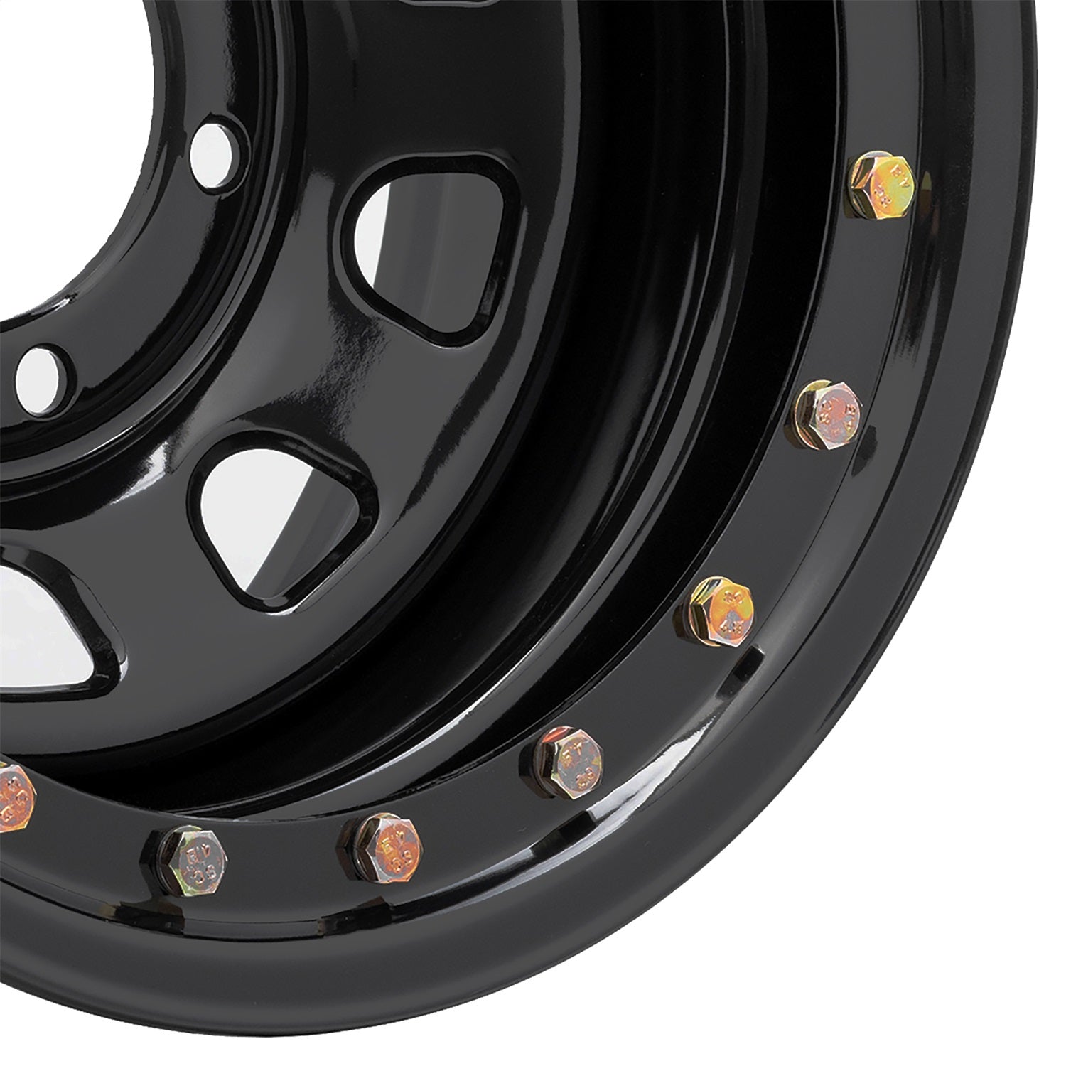 Pro Comp Wheels 252-5183F Rock Crawler Series 252 Black D-Window Wheel