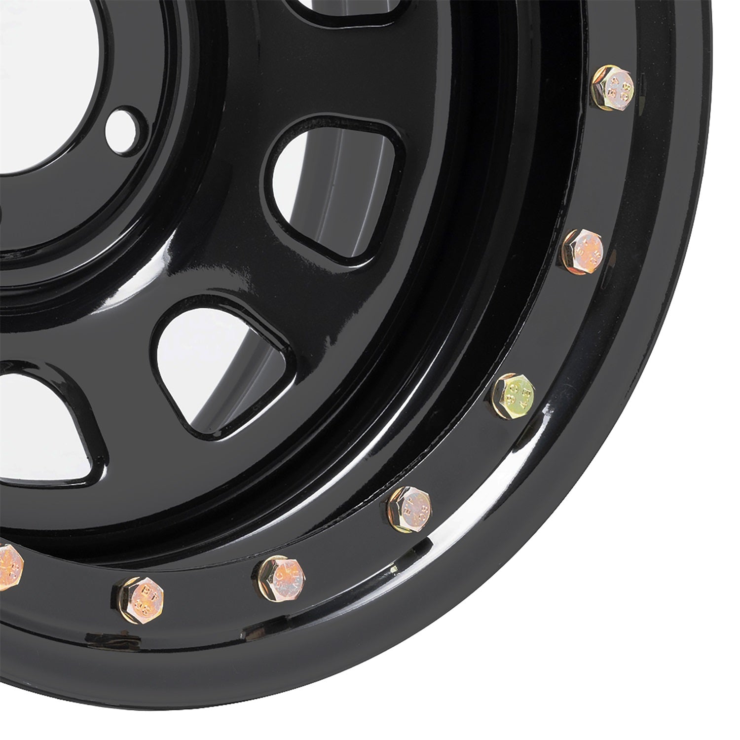 Pro Comp Wheels 252-5185F Rock Crawler Series 252 Black D-Window Wheel