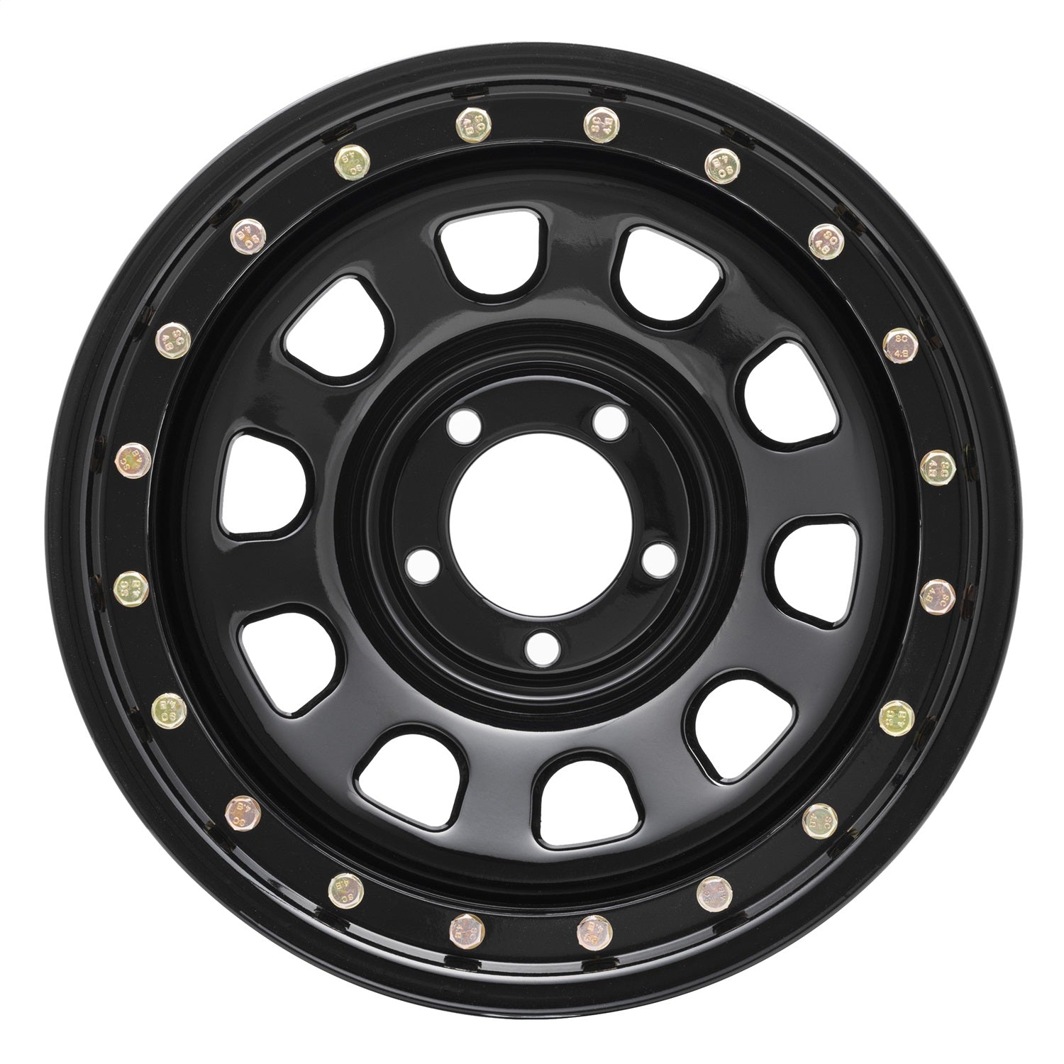 Pro Comp Wheels 252-5865 Rock Crawler Series 252 Black D-Window Wheel