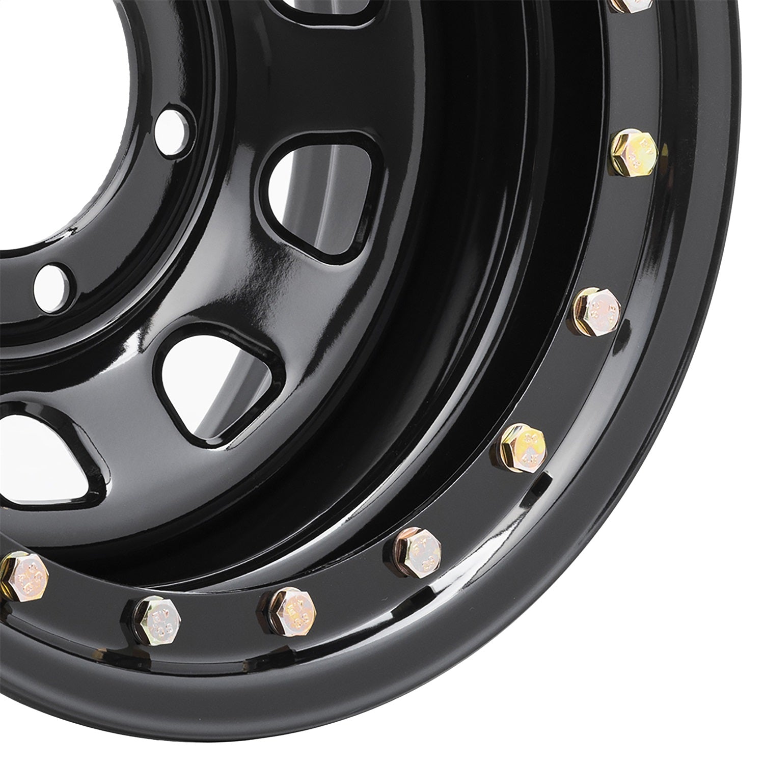 Pro Comp Wheels 252-6183 Rock Crawler Series 252 Black D-Window Wheel