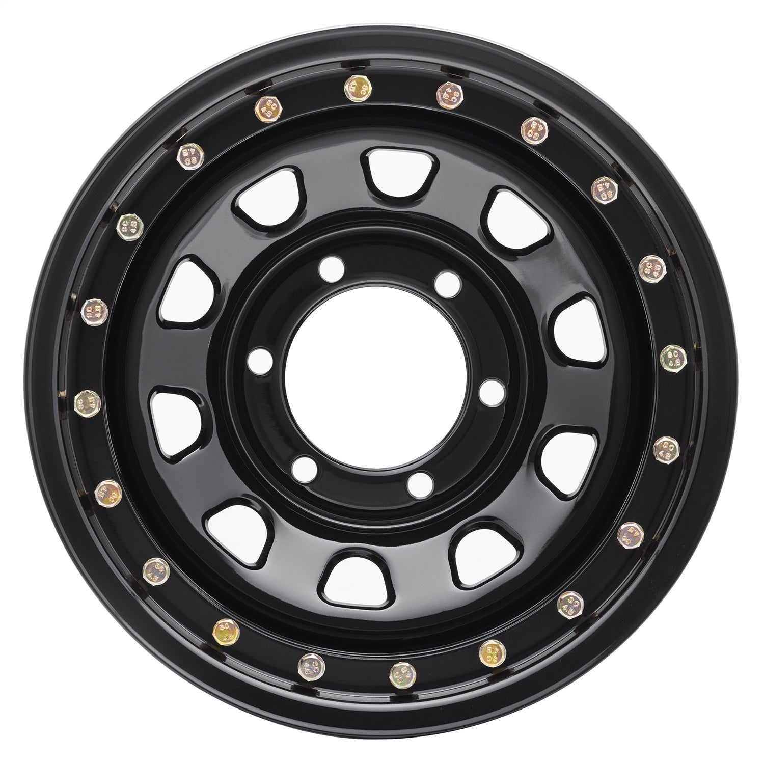 Pro Comp Wheels 252-6183 Rock Crawler Series 252 Black D-Window Wheel