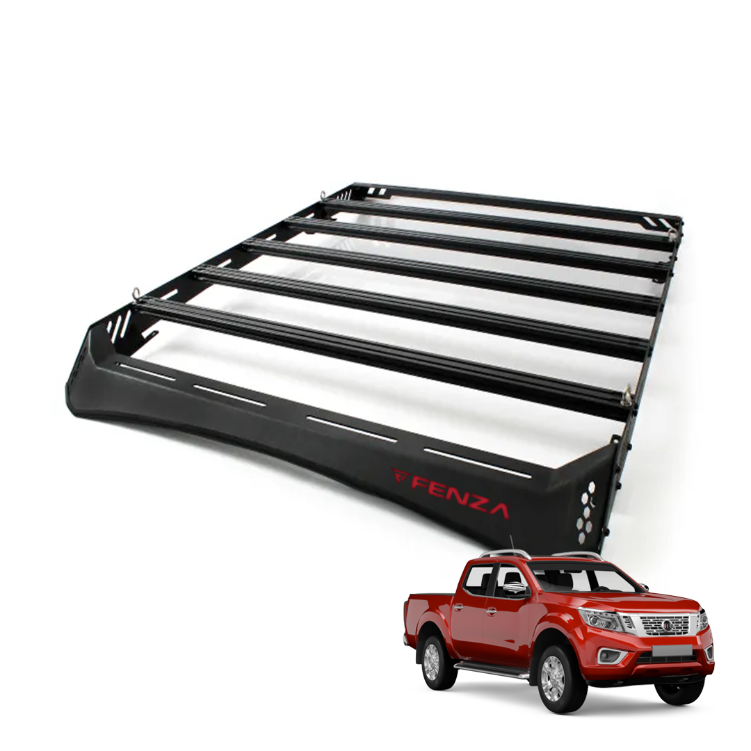 Black Powder Roof Rack Compatible With Nissan Frontier 15+