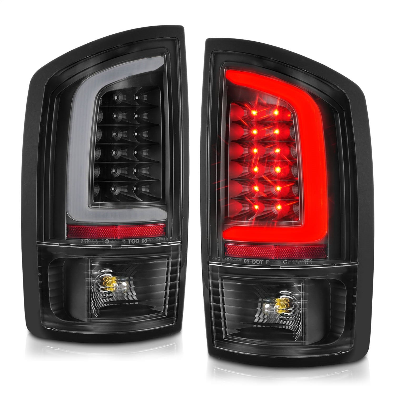 Anzo USA 311368 Tail Light Assembly Fits 02-06 Ram 1500 Ram 2500 Ram 3500