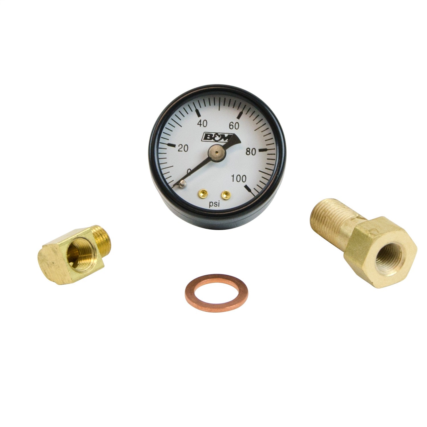 B&M 46054 Fuel Pressure Gauge Set