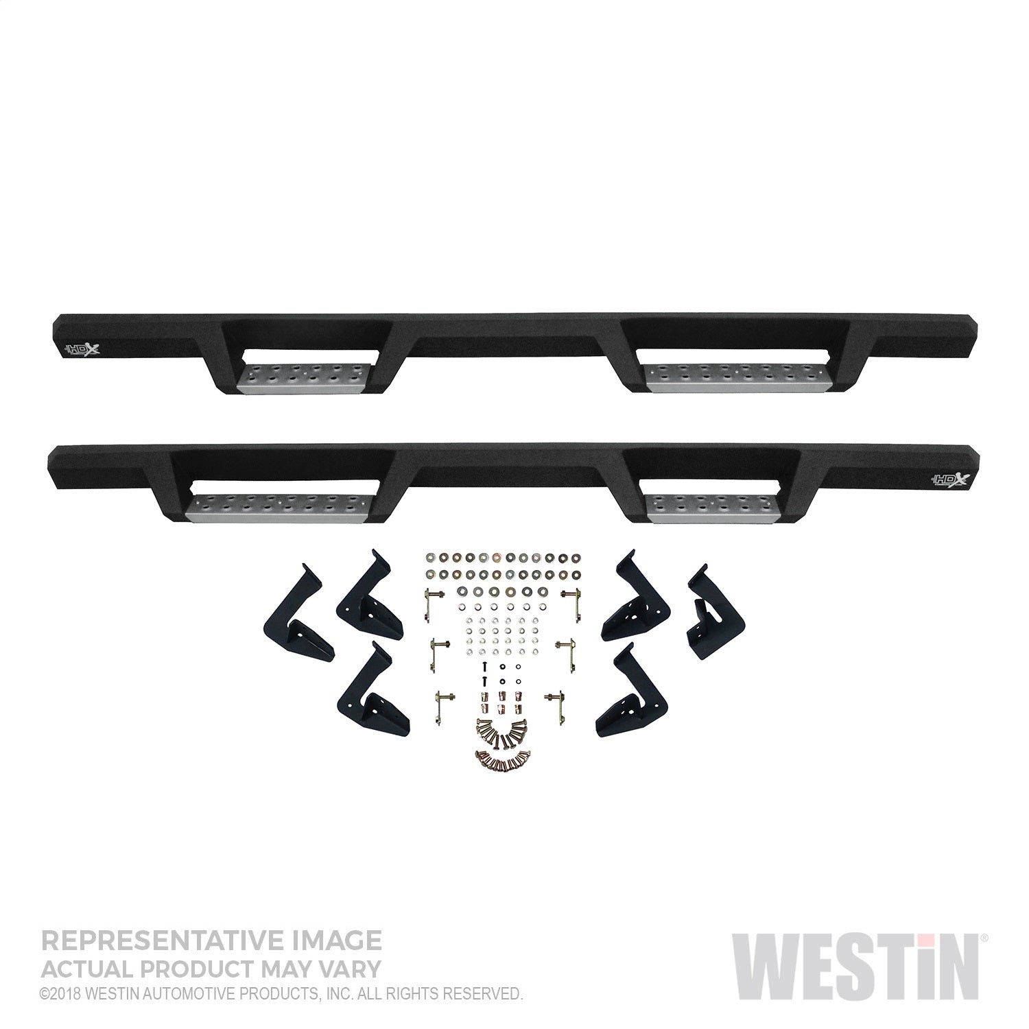 Westin 56-127752 HDX Stainless Drop Nerf Step Bars Fits 05-21 Tacoma