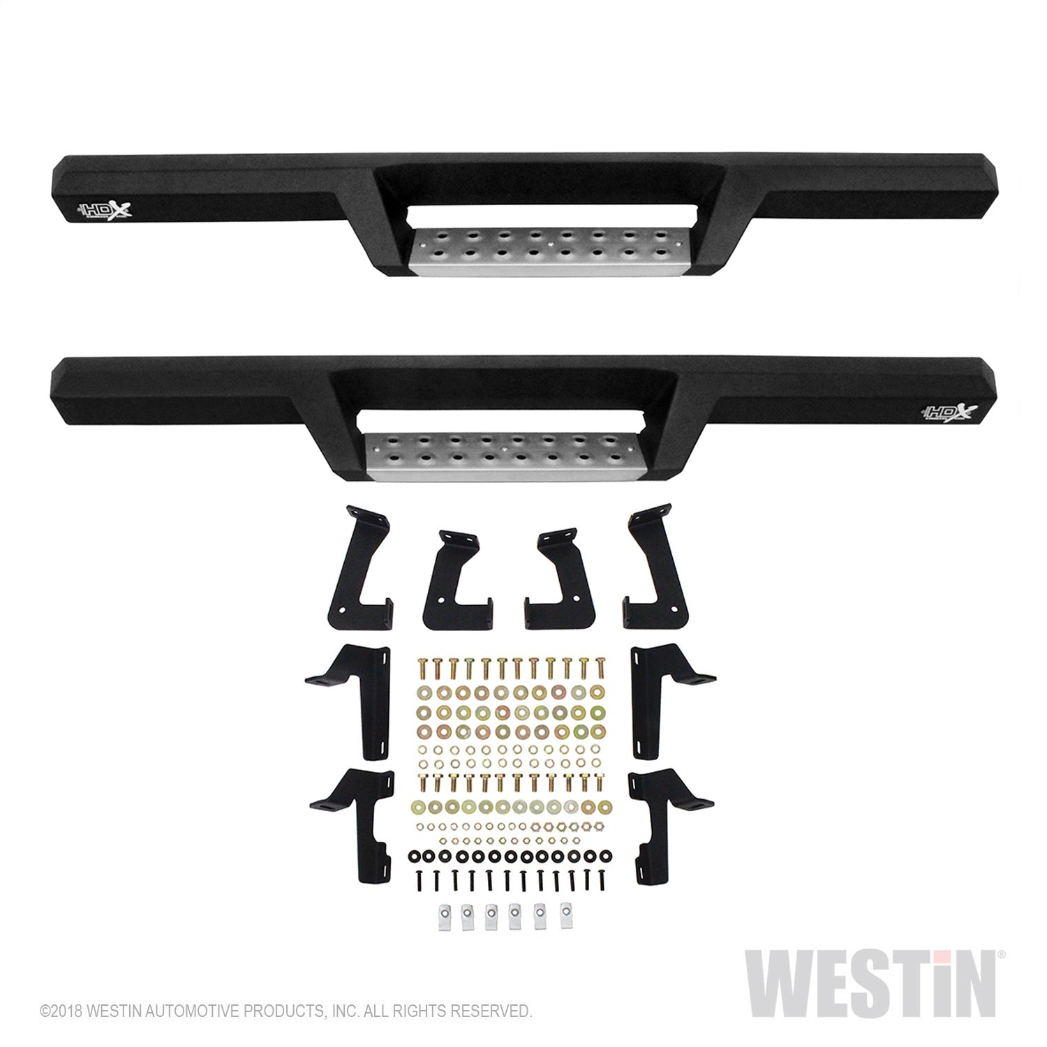 Westin 56-140552 HDX Stainless Drop Nerf Step Bars Fits 18-22 Wrangler (JL)