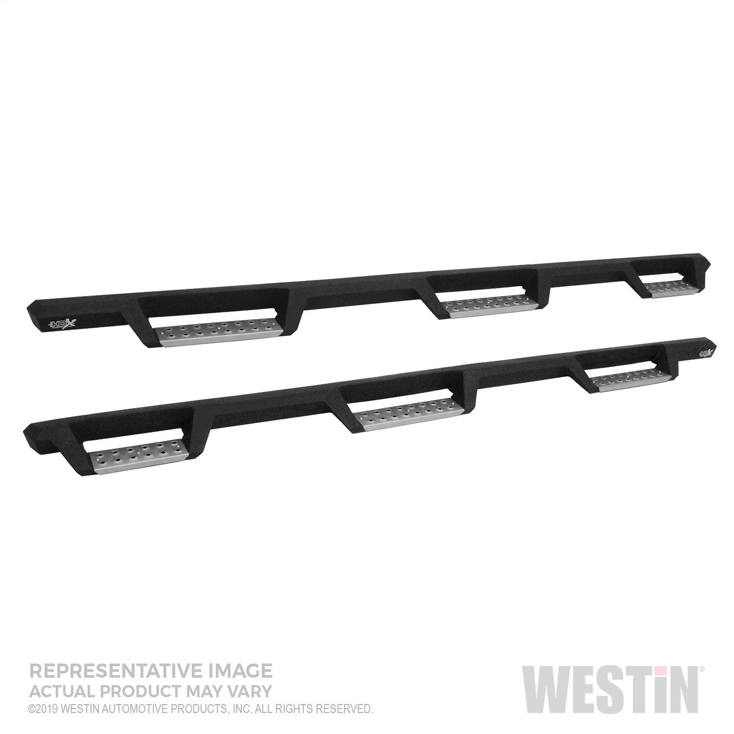 Westin 56-5343452 HDX Stainless Drop Wheel To Wheel Nerf Step Bars