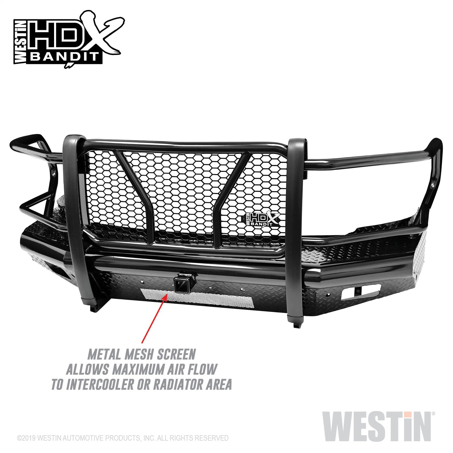 Westin 58-31175 HDX Bandit Front Bumper Fits 10-18 2500 3500 Ram 2500 Ram 3500