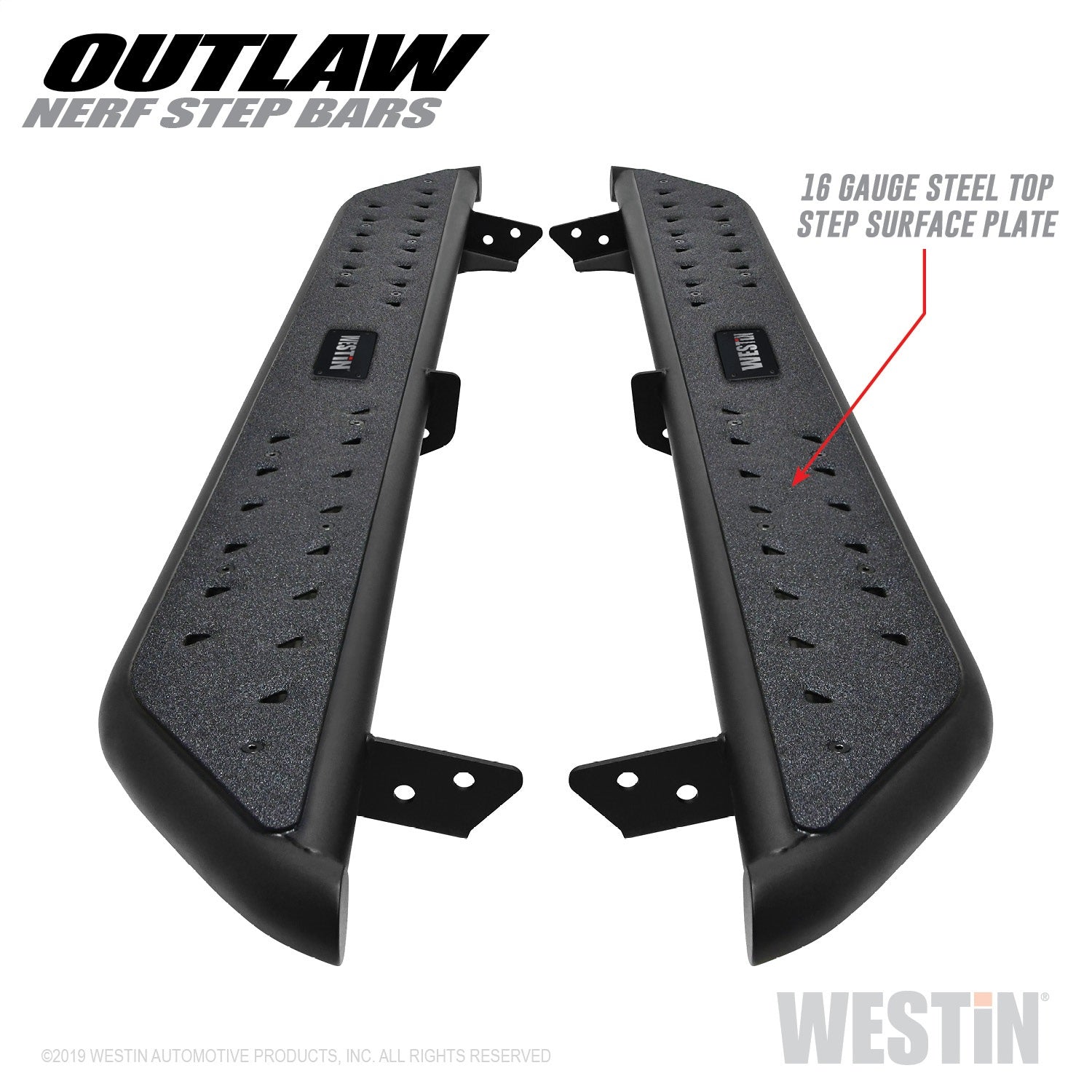 Westin 58-52775 Outlaw Nerf Step Bars Fits 05-21 Tacoma