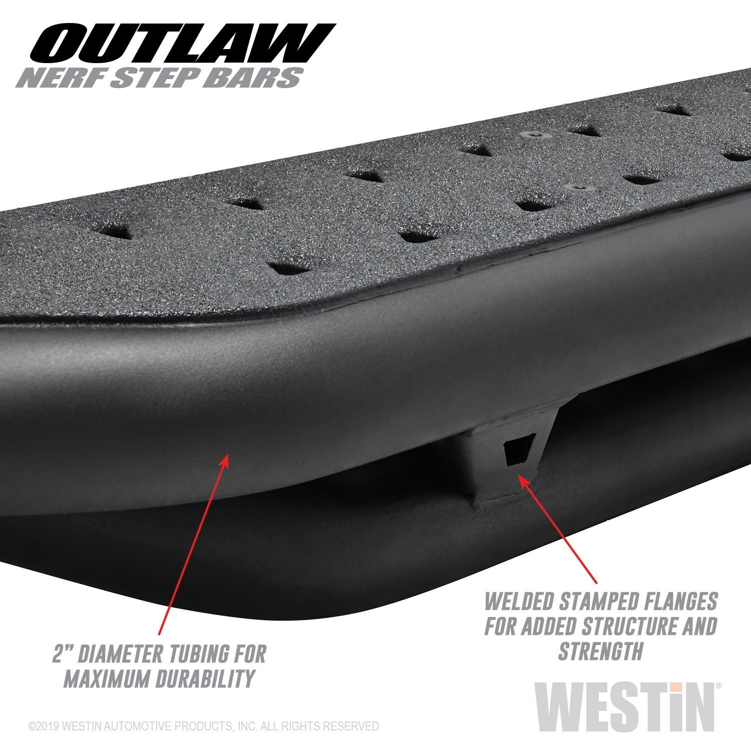 Westin 58-52775 Outlaw Nerf Step Bars Fits 05-21 Tacoma