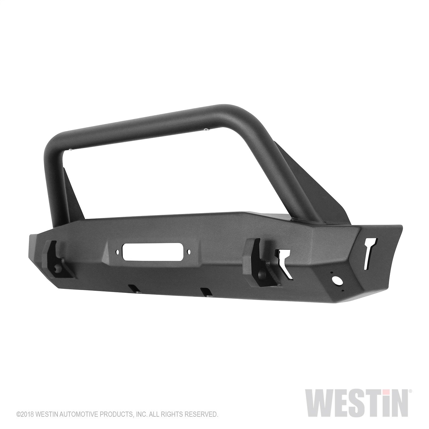 Westin 59-80015 WJ2 Stubby Front Bumper w/Bull Bar Fits 07-18 Wrangler (JK)