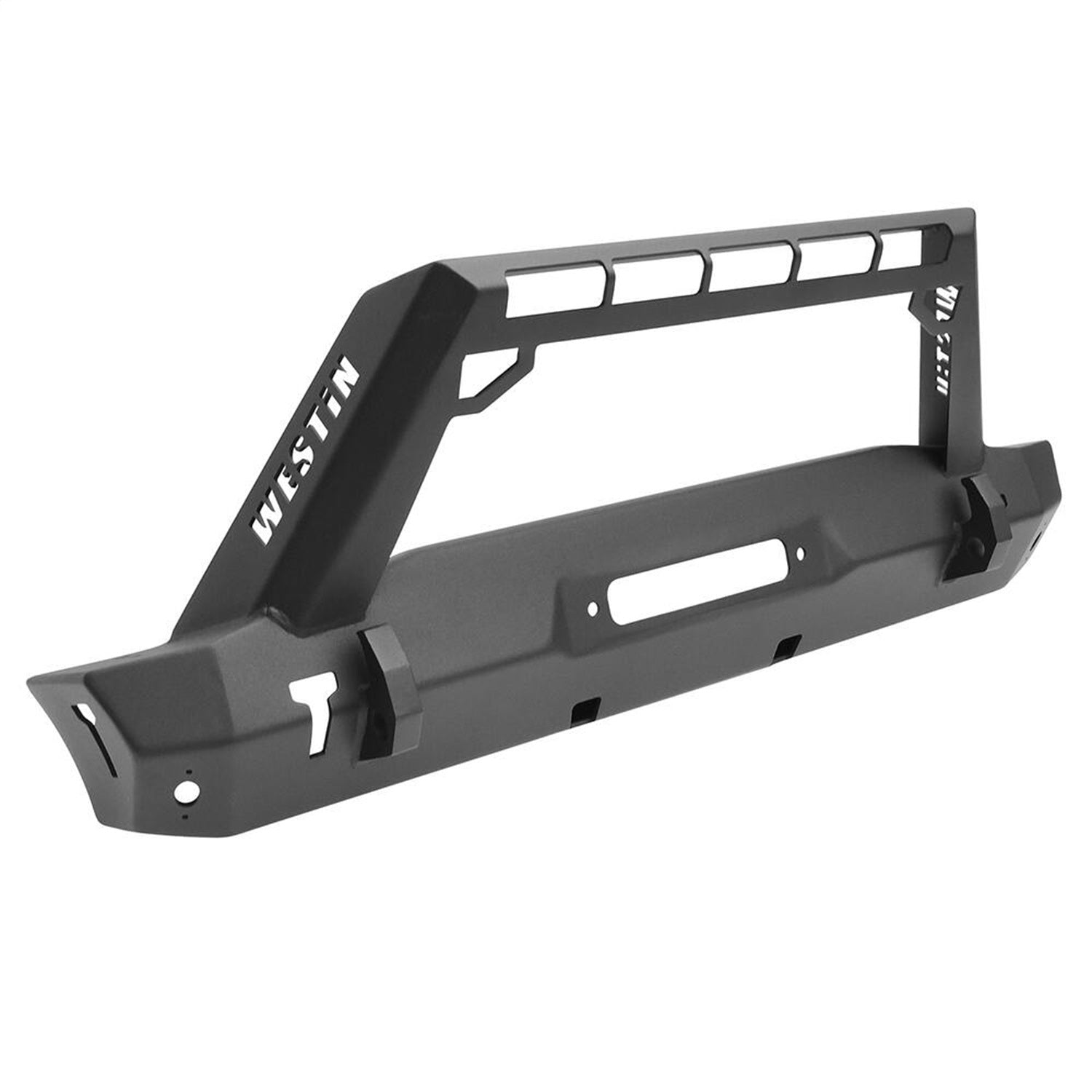 Westin 59-80085 WJ2 Stubby Front Bumper w/LED Light Bar Mount