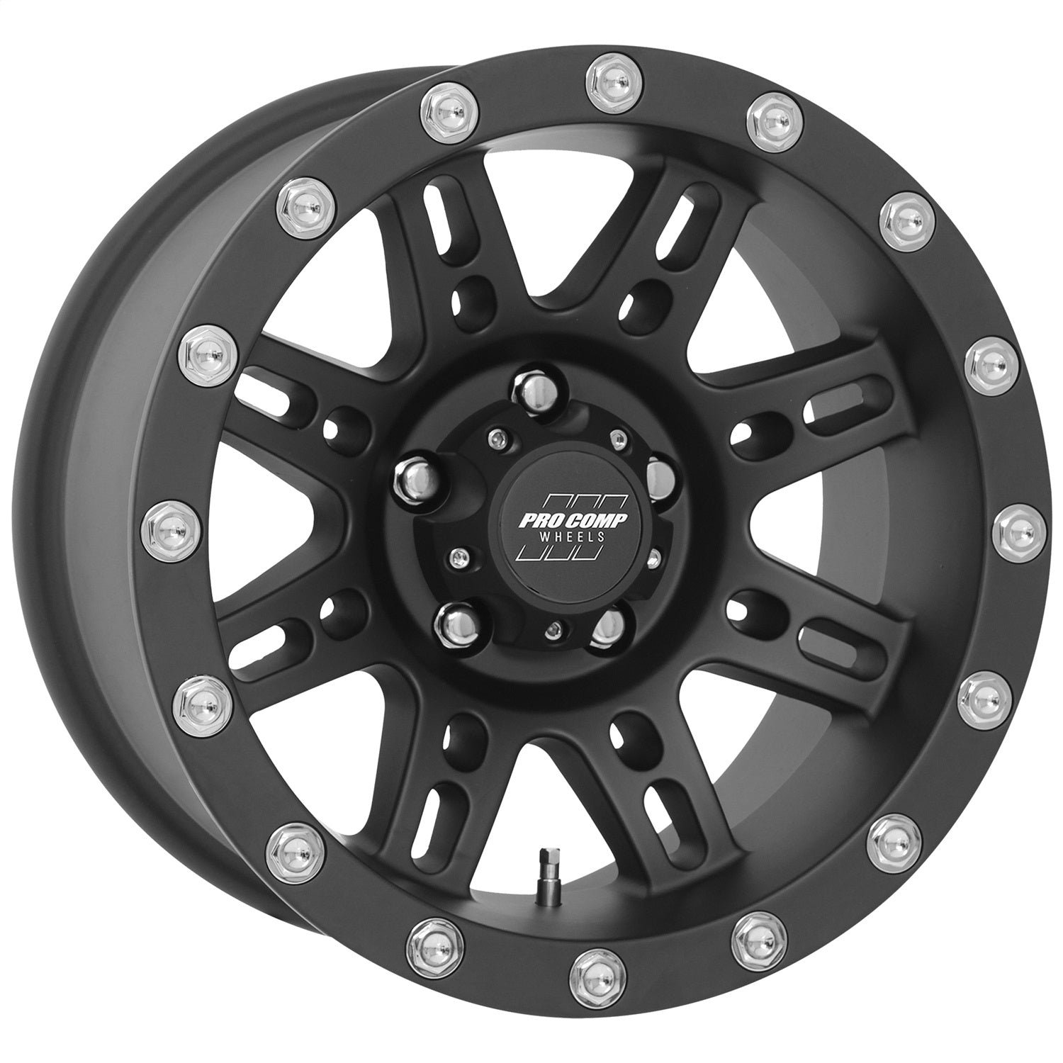 Pro Comp Wheels 7031-6865 Stryker Series 7031 Matte Black