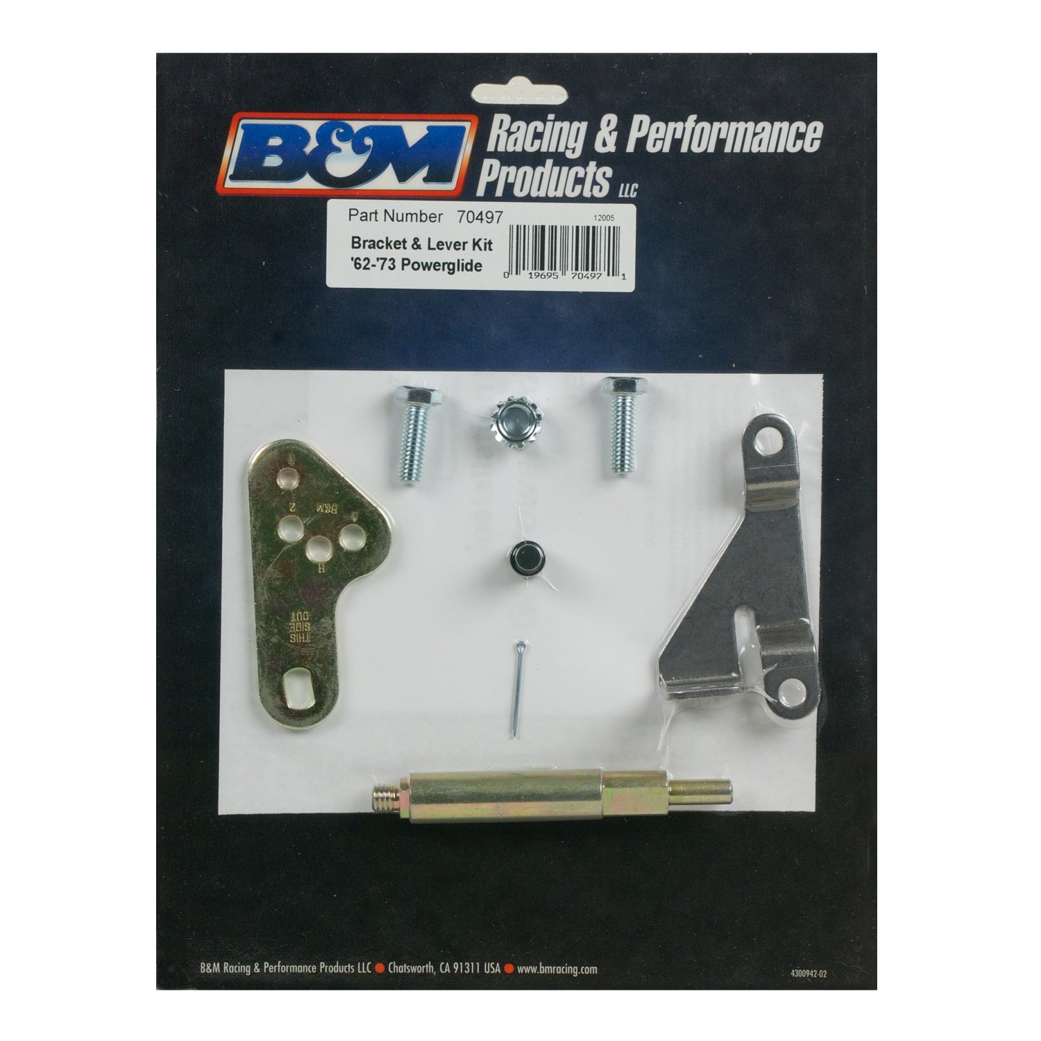 B&M 70497 Bracket and Lever Kit