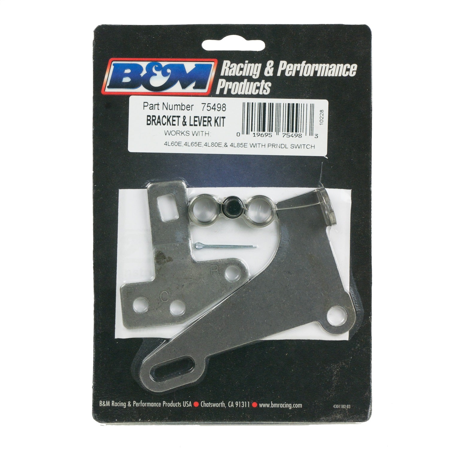 B&M 75498 Automatic Transmission Shift Bracket/Lever Kit