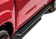 FENZA BLACK AND CHROME UNIVERSAL RUNNING BOARDS 82 ( NP300 )