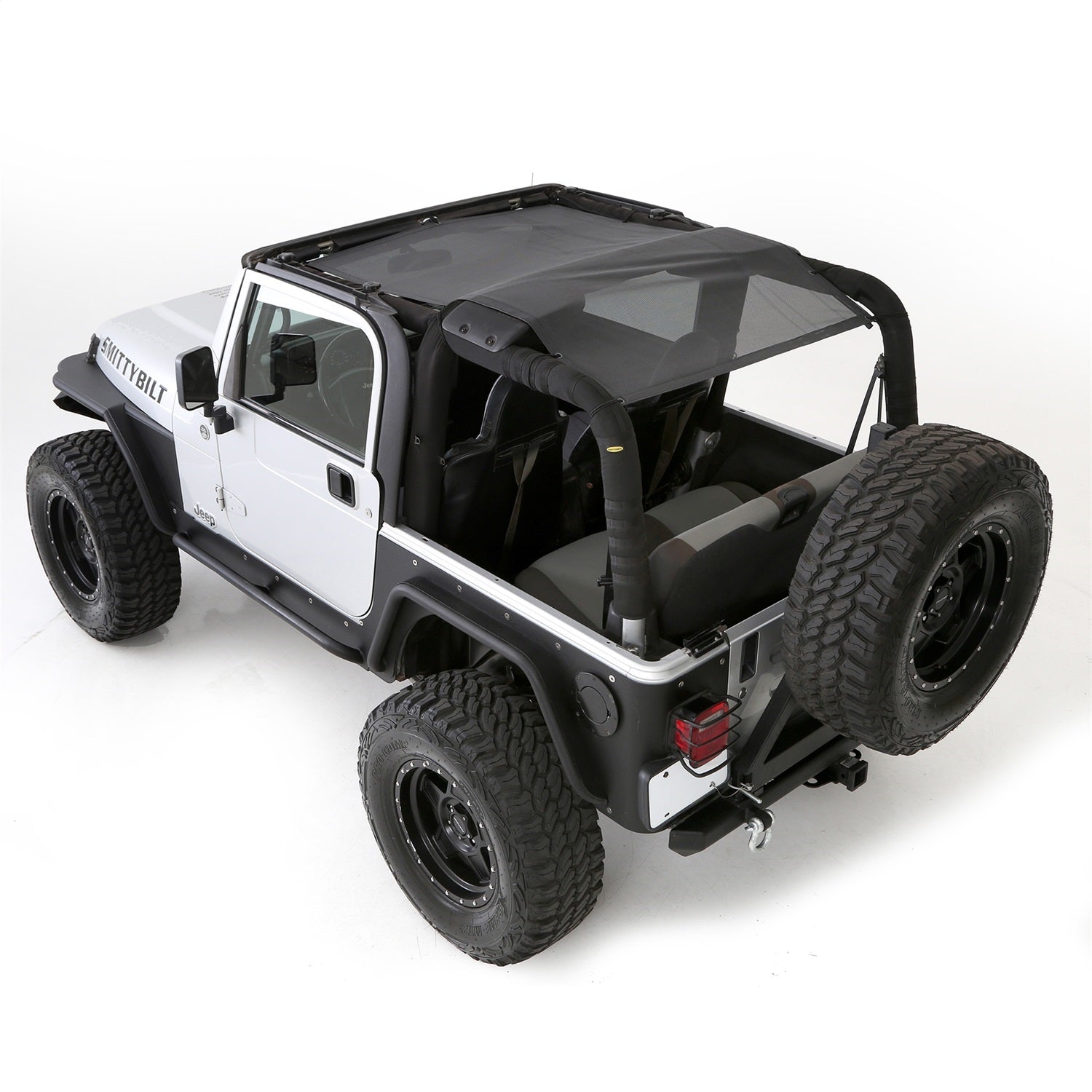 Smittybilt 95600 Cloak Extended Mesh Top Fits 97-06 Wrangler (TJ)