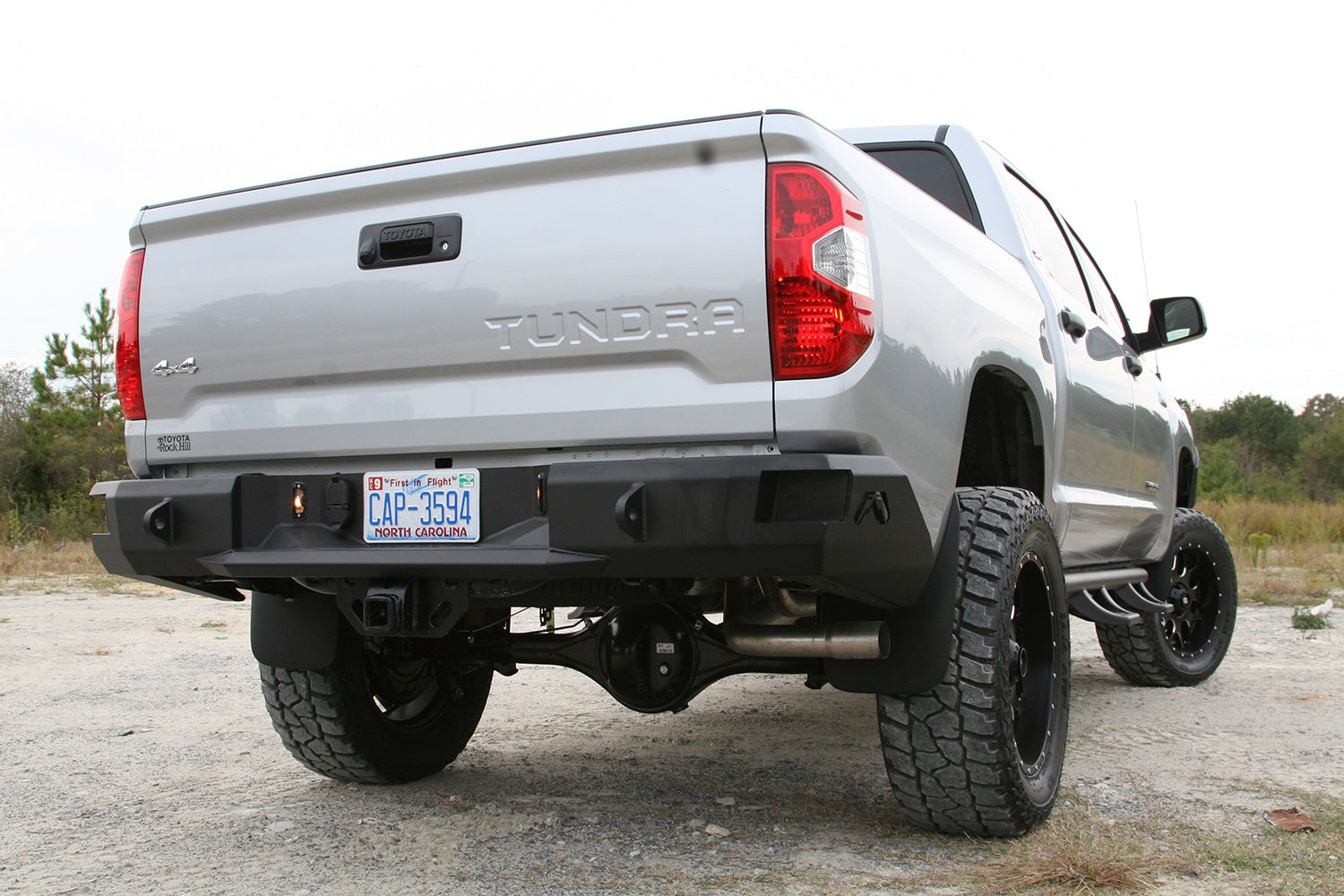 Fab Fours TT14-W2850-1 Heavy Duty Rear Bumper Fits 14-21 Tacoma Tundra