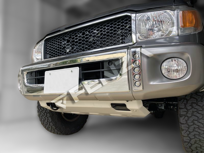 FENZA Front Skid Plate Compatible With Toyota Land Cruiser 70 Series Pickup