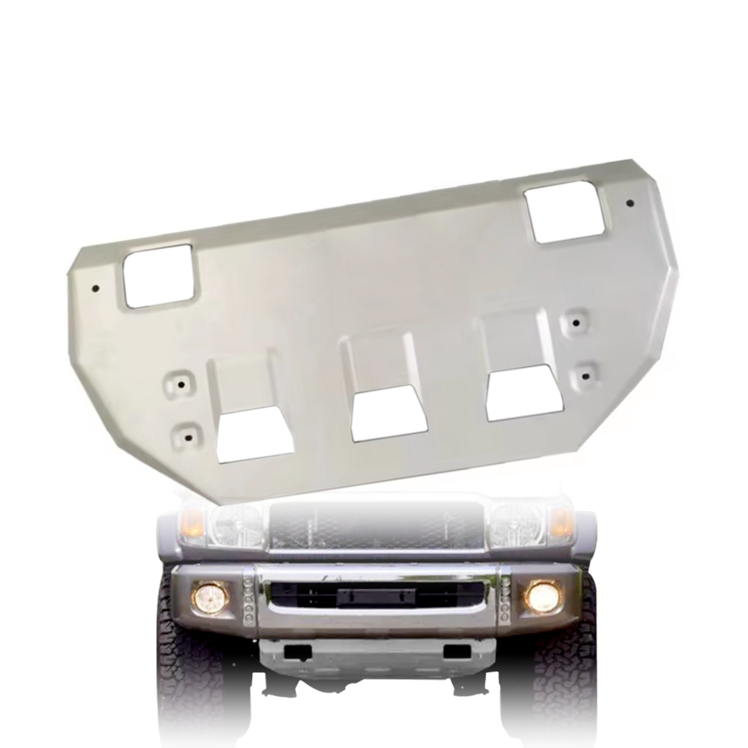 FENZA Front Skid Plate Compatible With Toyota Land Cruiser 70 Series Pickup