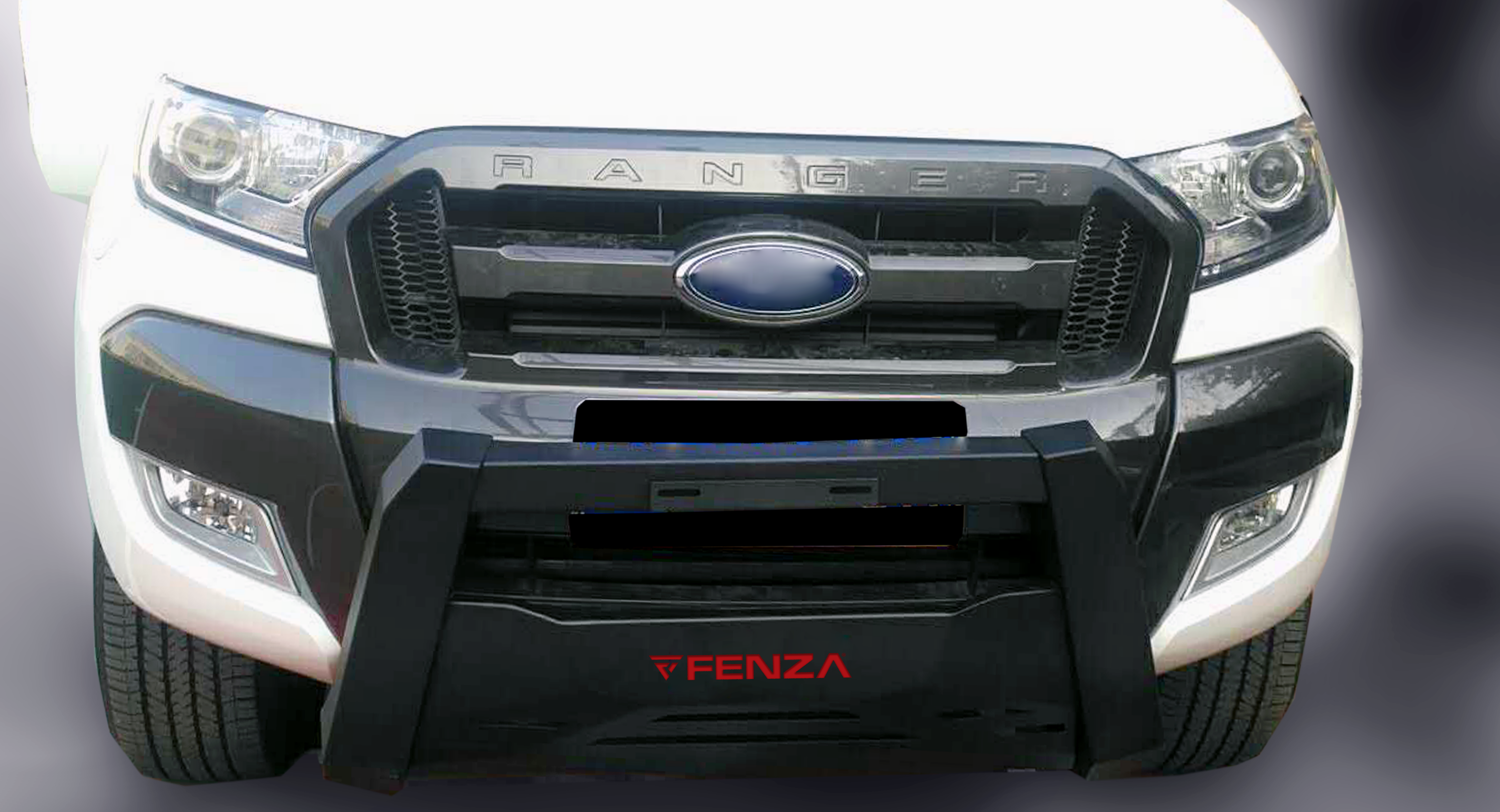 FENZA Metal Front Grille Guard & Skid Plate for 16+ Toyota Hilux