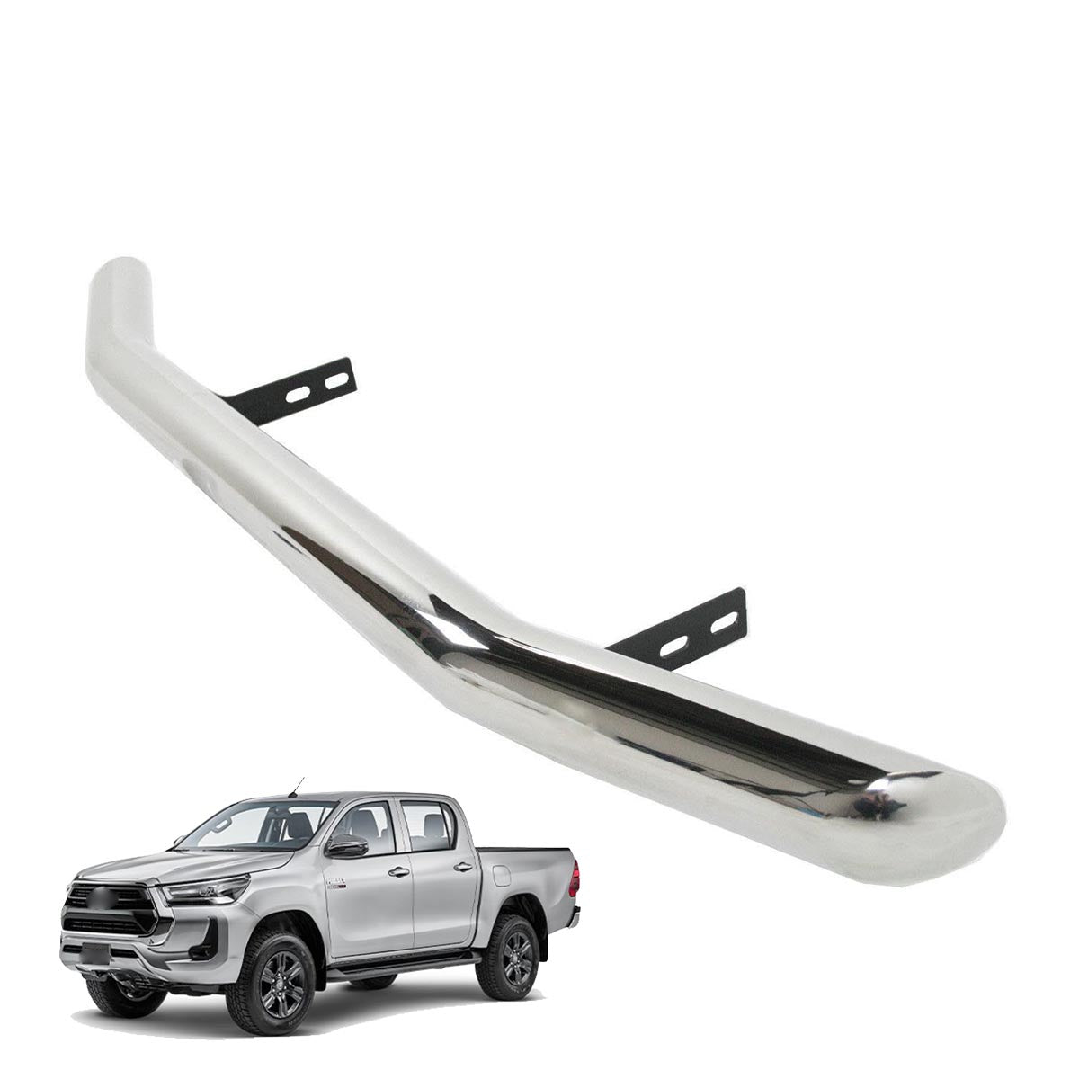 FENZA Stainless Lower Front Bumper Bar 3 in for 2016-2024 Toyota Hilux