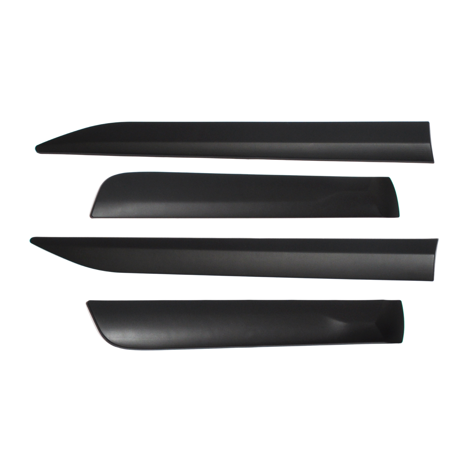 Side Door Molding Trims Black Matte Fits 2016-2023 Toyota Hilux