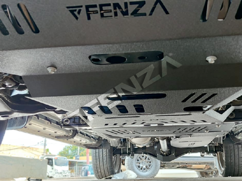 FENZA Steel Skid Bash Plates Underbody Compatible With Toyota Hilux 16-25