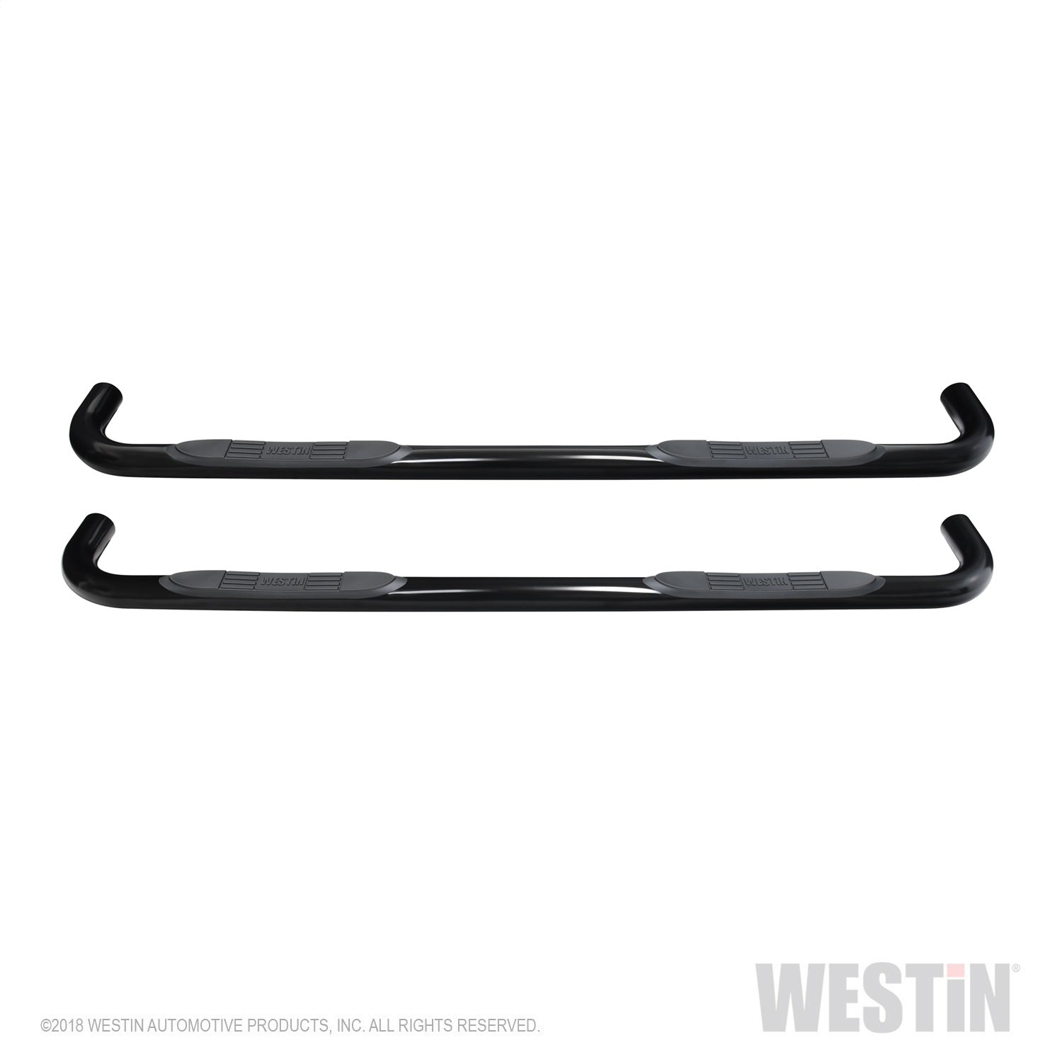 Westin 23-4135 E-Series 3 Round Nerf Step Bars Fits Sierra 1500 Silverado 1500