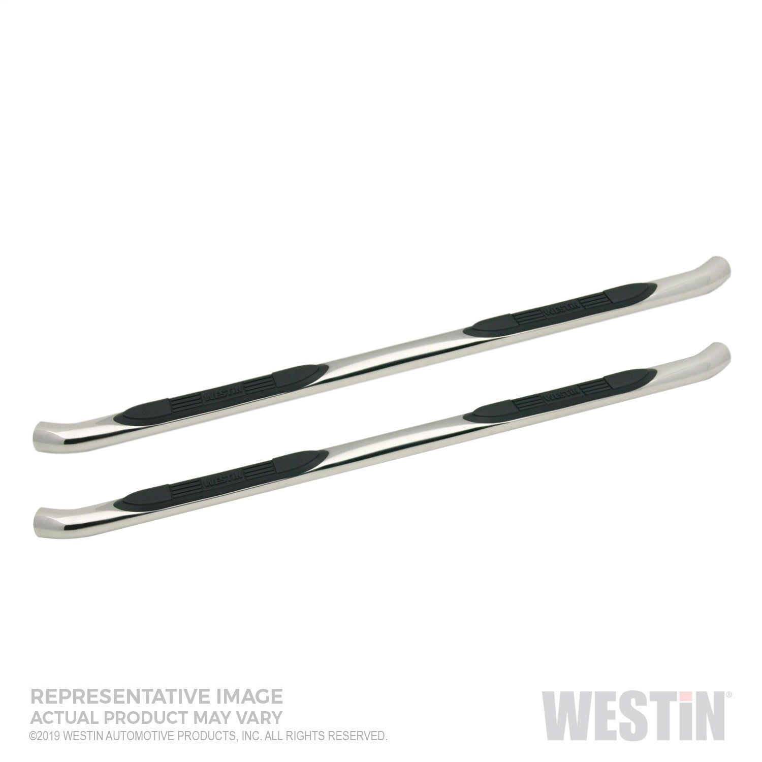 Westin 23-4150 E-Series 3 Round Nerf Step Bars Fits 19-21 Ranger