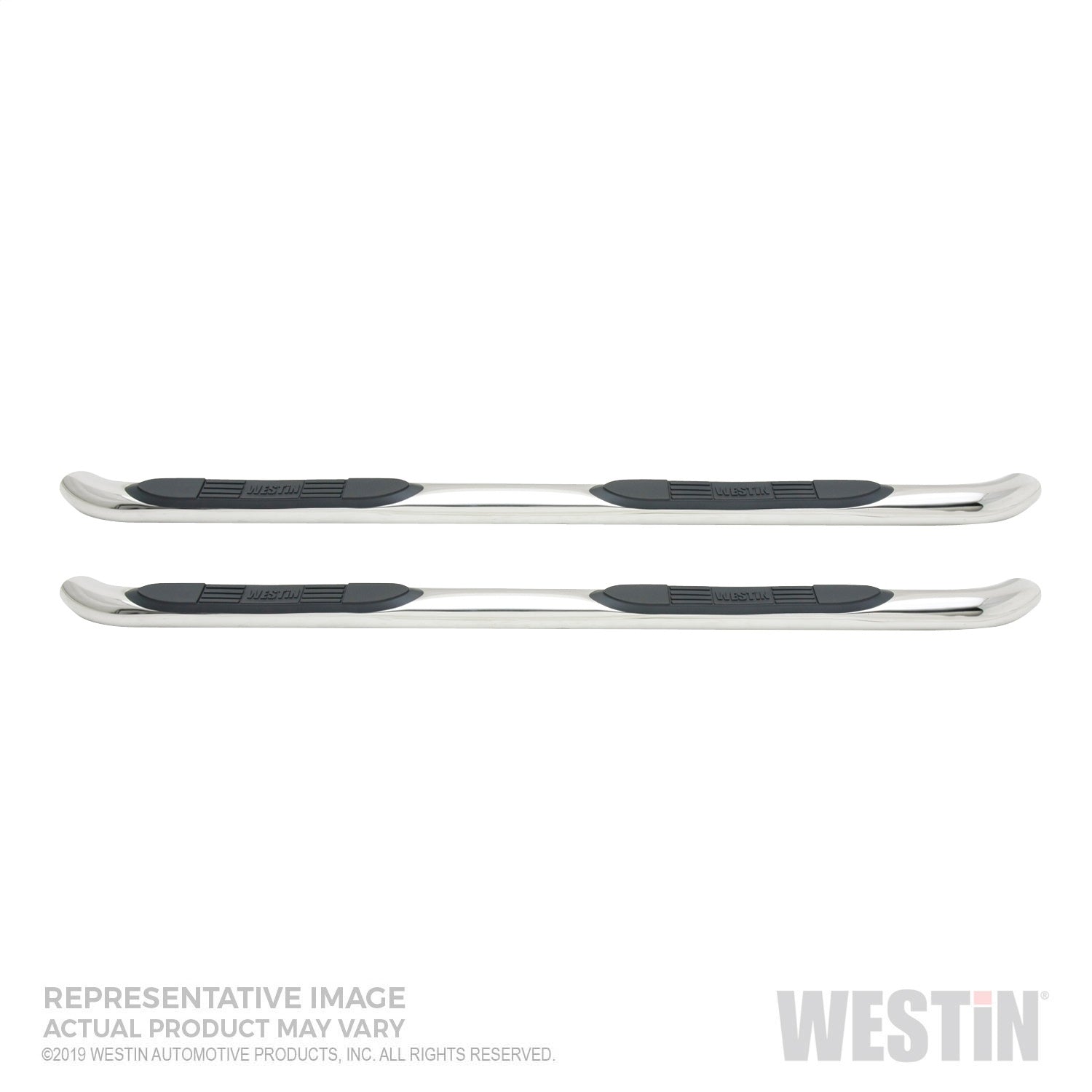 Westin 23-4150 E-Series 3 Round Nerf Step Bars Fits 19-21 Ranger