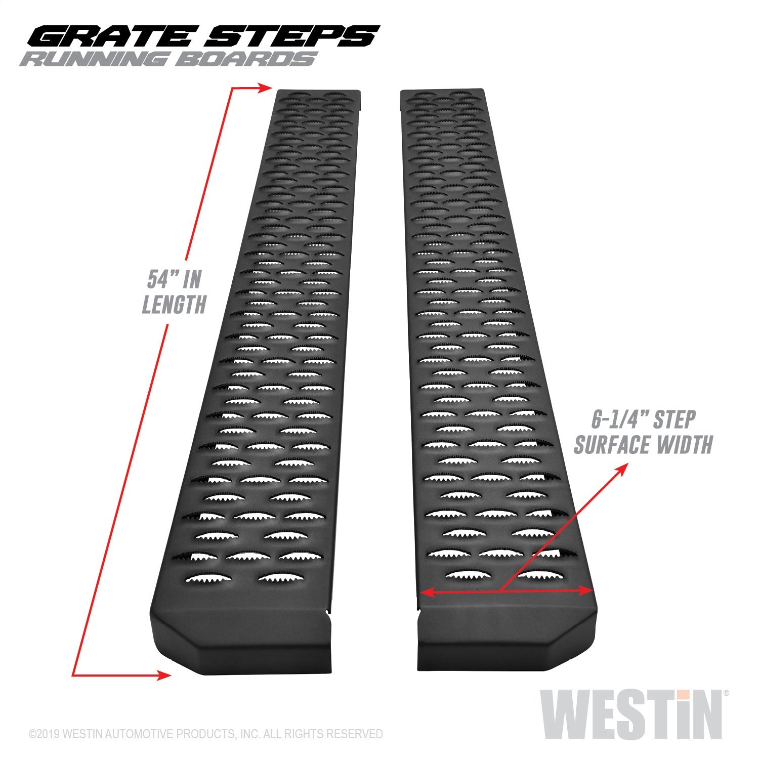 Westin 27-74705 Grate Steps Running Boards