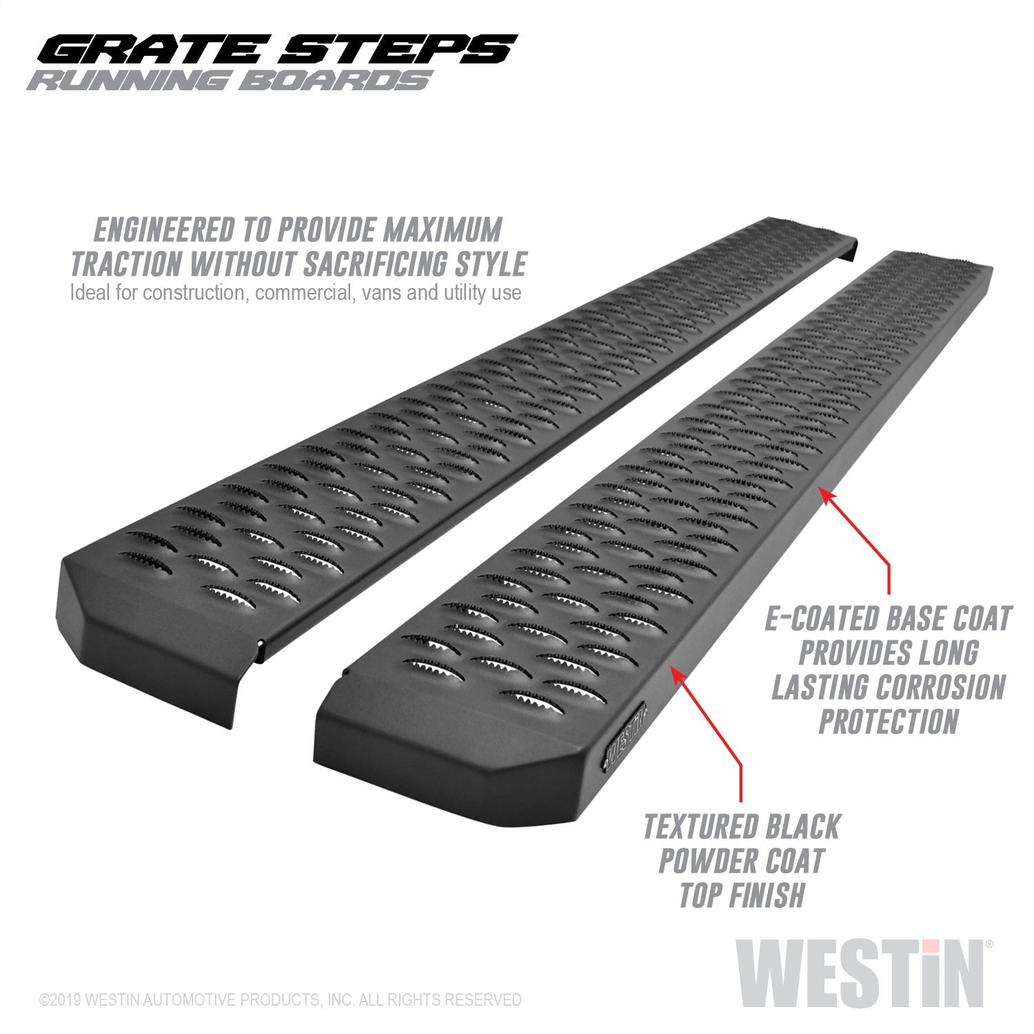 Westin 27-74715 Grate Steps Running Boards