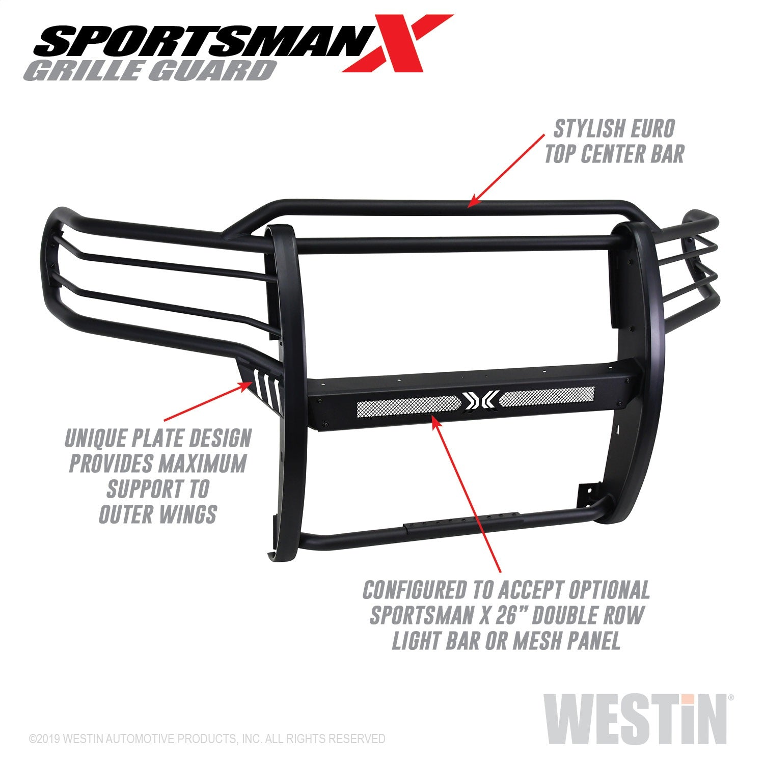 Westin 40-33705 Sportsman X Grille Guard Fits 14-21 Tundra