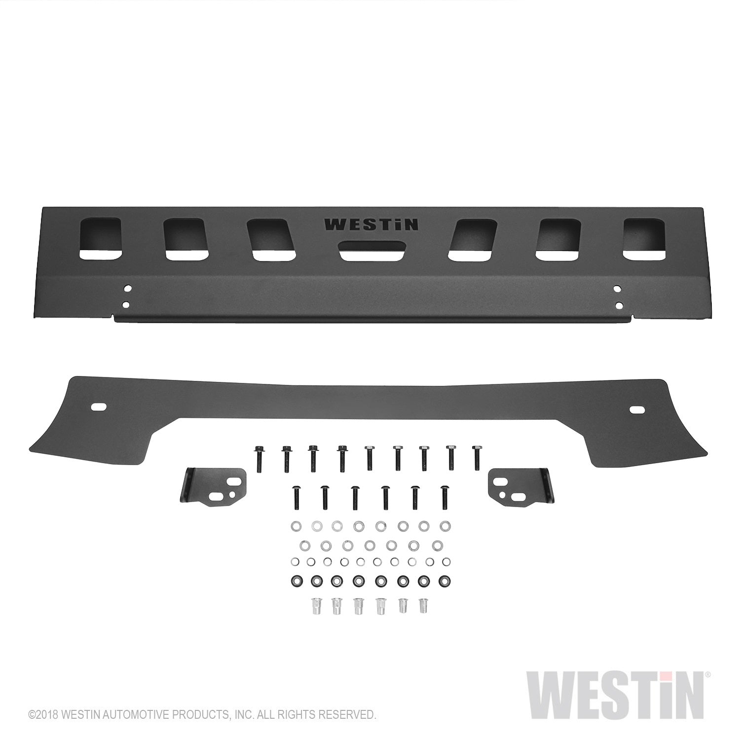 Westin 59-80095 WJ2 Front Bumper Skid Plate Fits 18-22 Gladiator Wrangler (JL)