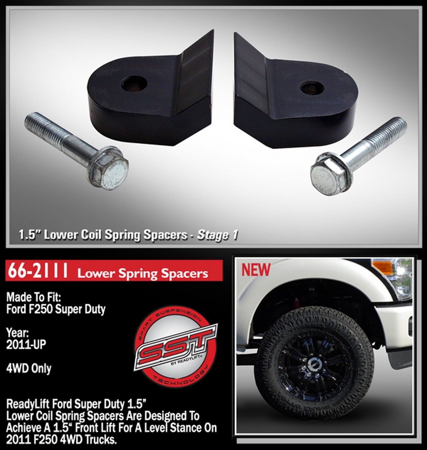 ReadyLift 66-2111 Front Leveling Kit