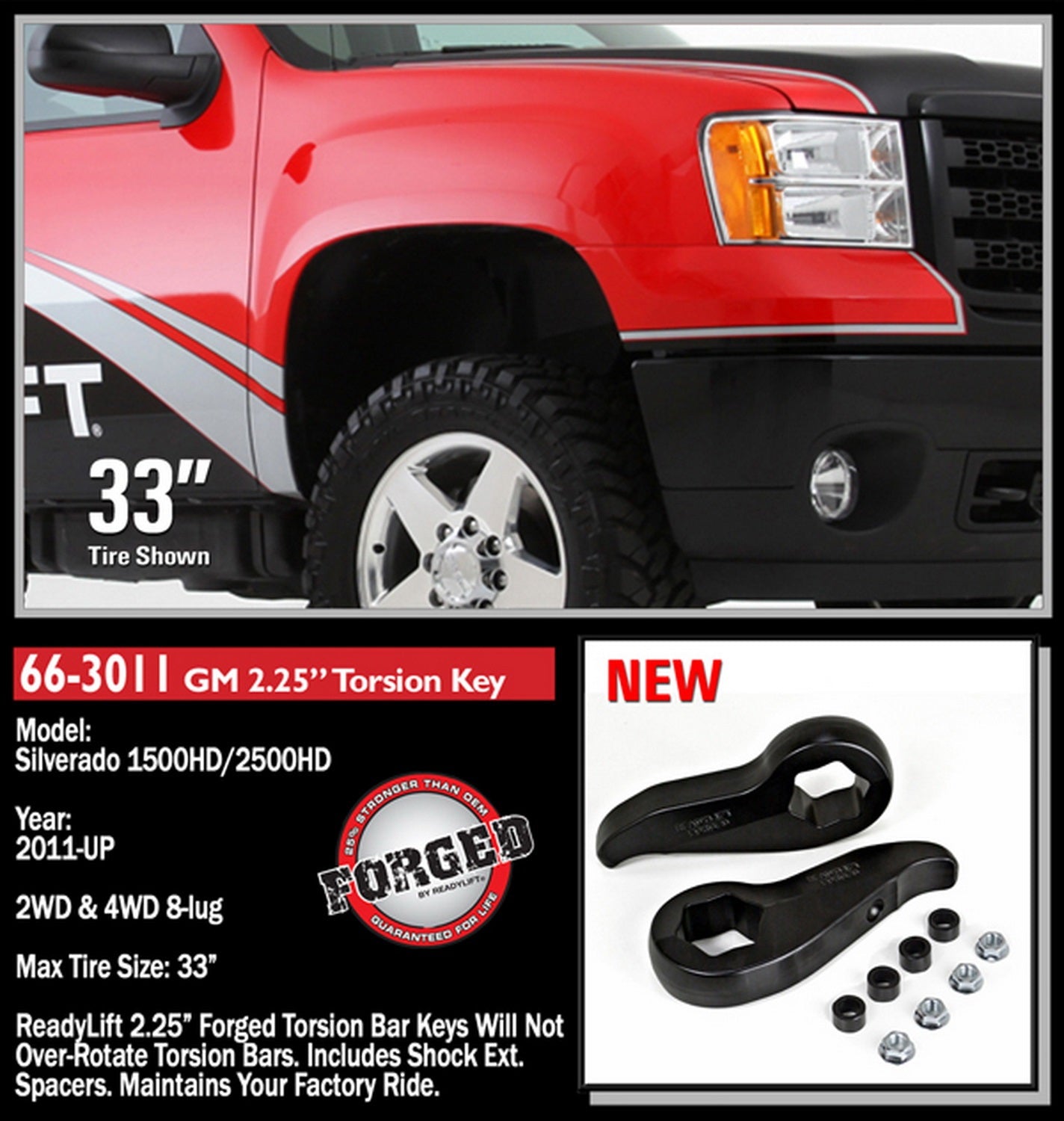 ReadyLift 66-3011 Front Leveling Kit